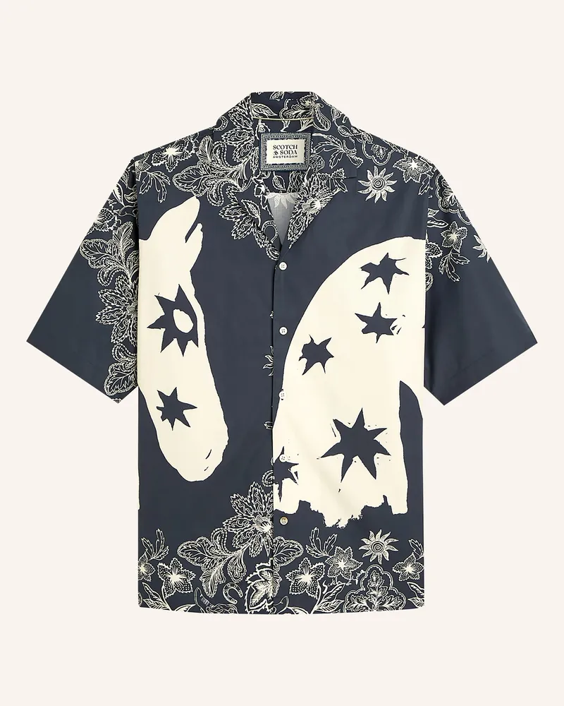 Scotch&Soda Resorthemd Relaxed Fit Dunkelblau