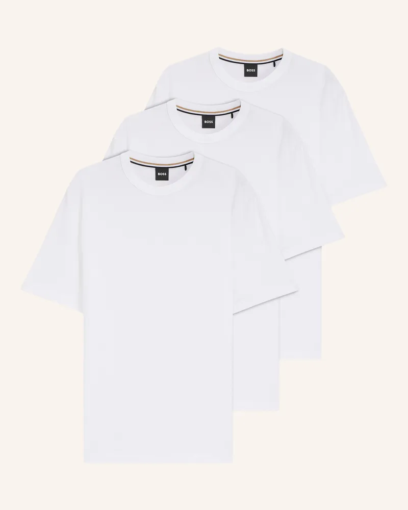 HUGO BOSS T-Shirt H-Taut Multipack Regular Fit weiss Weiss
