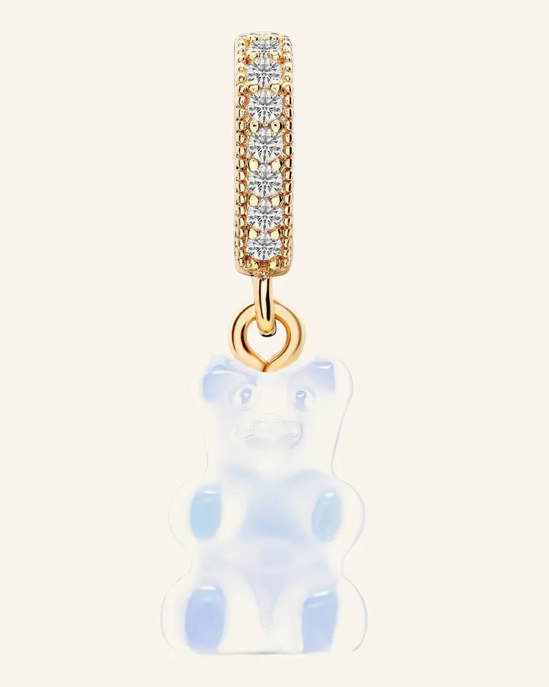 CRYSTAL HAZE Anhänger Crystal Nostalgia Bear Opal By Glambou gold Gold
