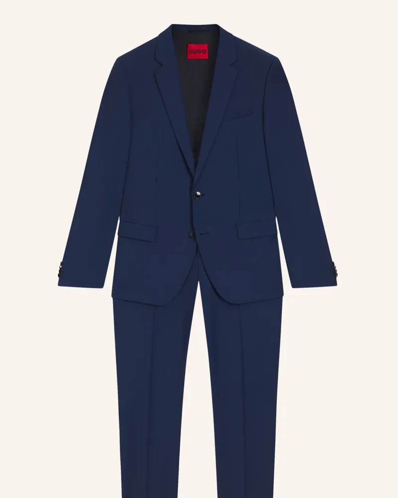 HUGO BOSS Business Anzug HENRY/GETLIN231X Slim Fit Blau