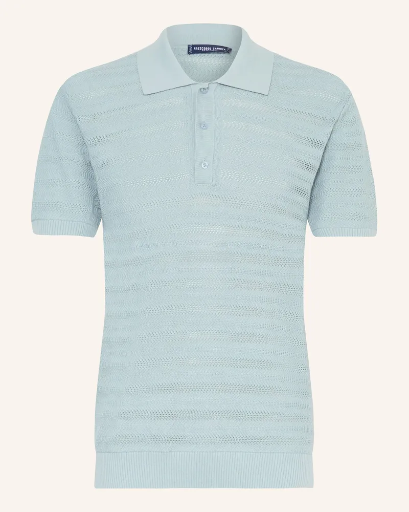 Frescobol Carioca Strick-Poloshirt VIDAL Türkis