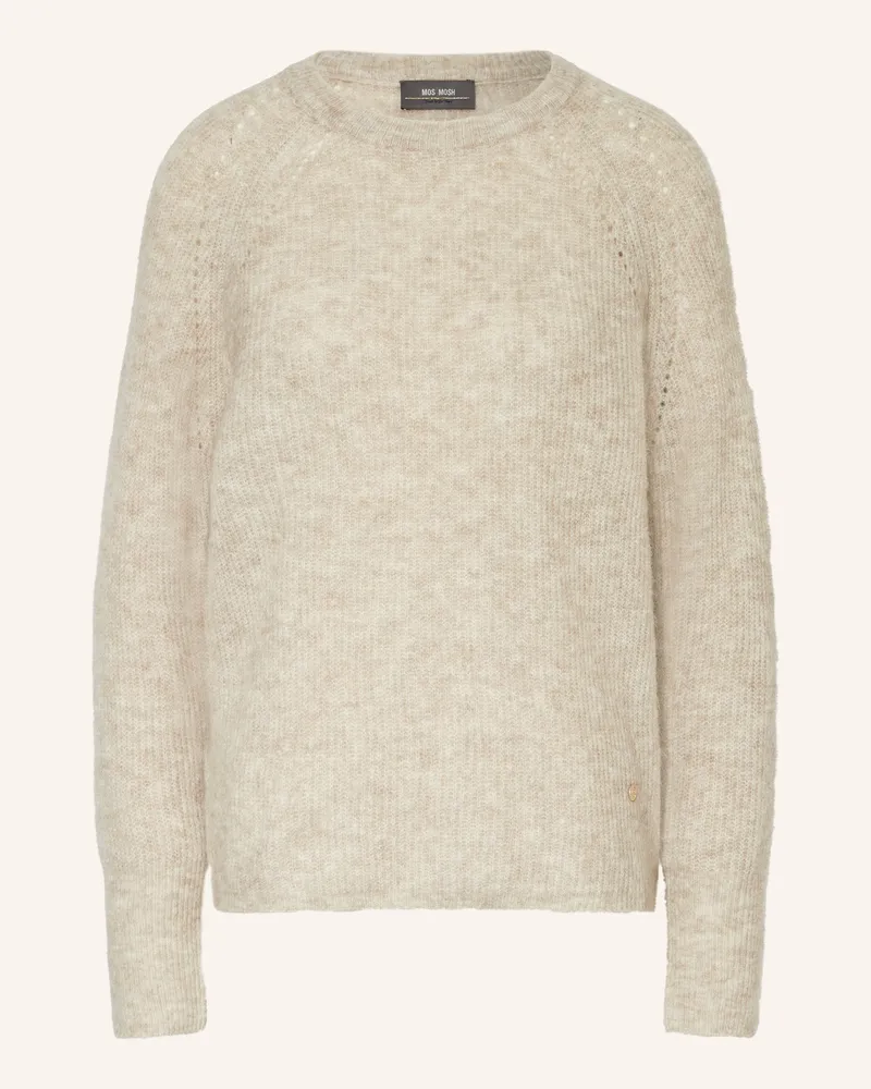 Mos Mosh Pullover Mmtammy Thora Mit Alapka Und Cashmere beige Hellbraun