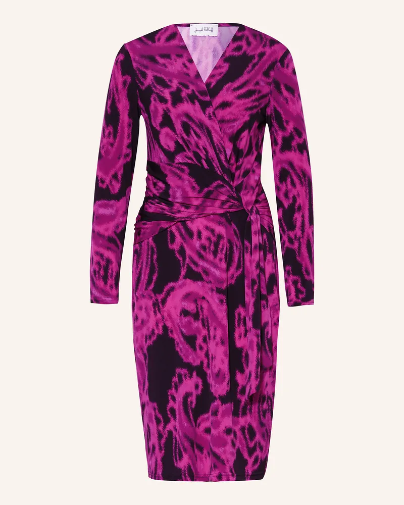 Joseph Ribkoff Kleid In Wickeloptik pink Schwarz