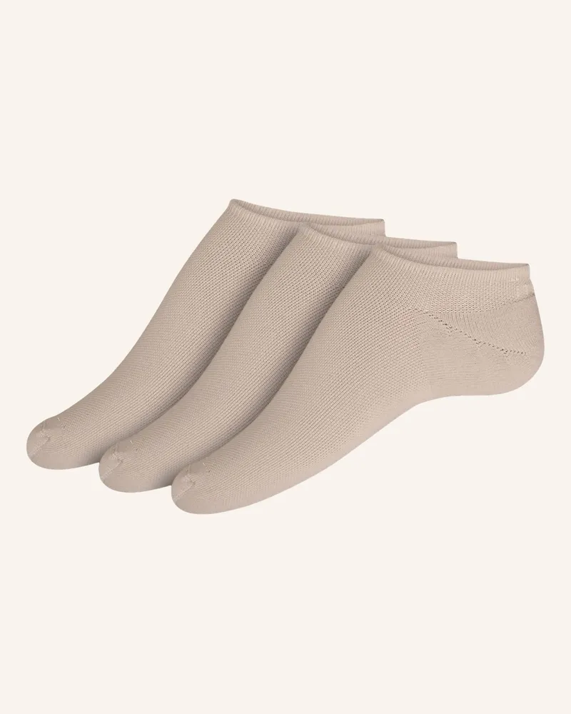 ITEM m6 3er-Pack Socken Sneaker No Show Mit Kompression beige Beige