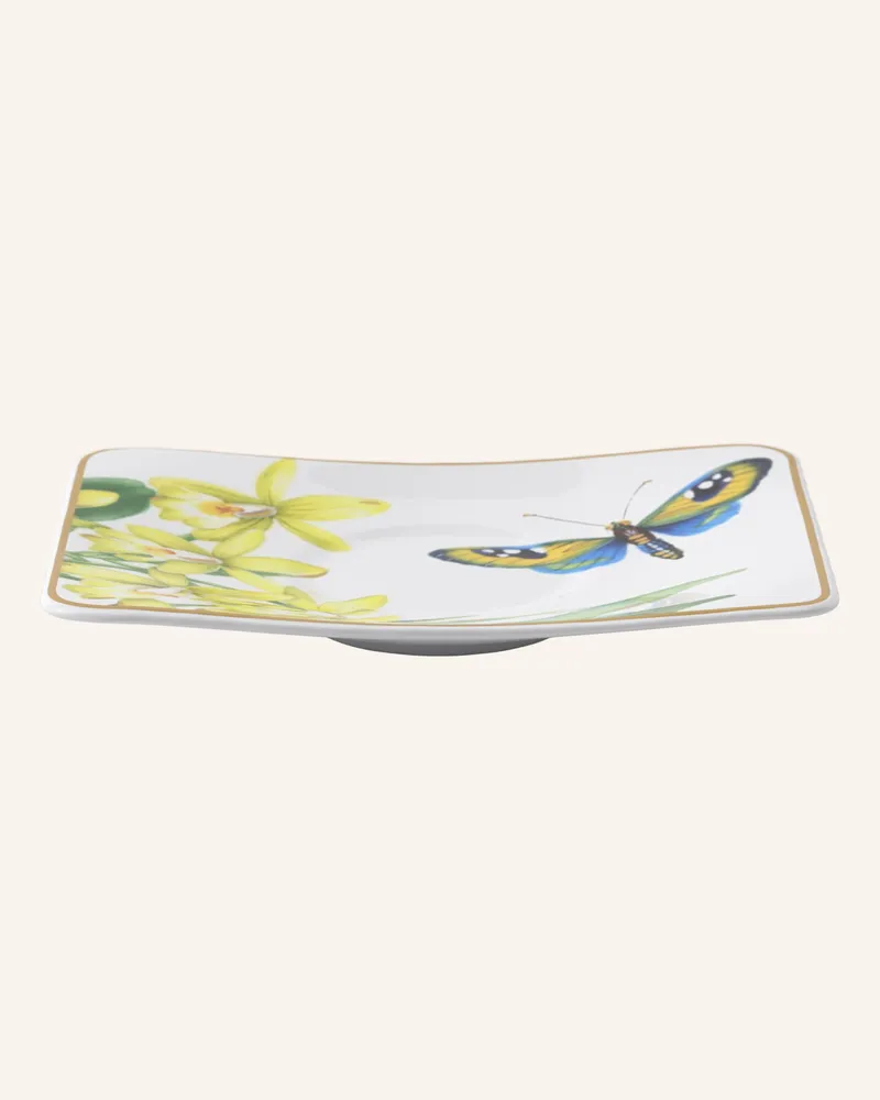 Villeroy & Boch Espresso-Untertasse Amazonia weiss Gelb
