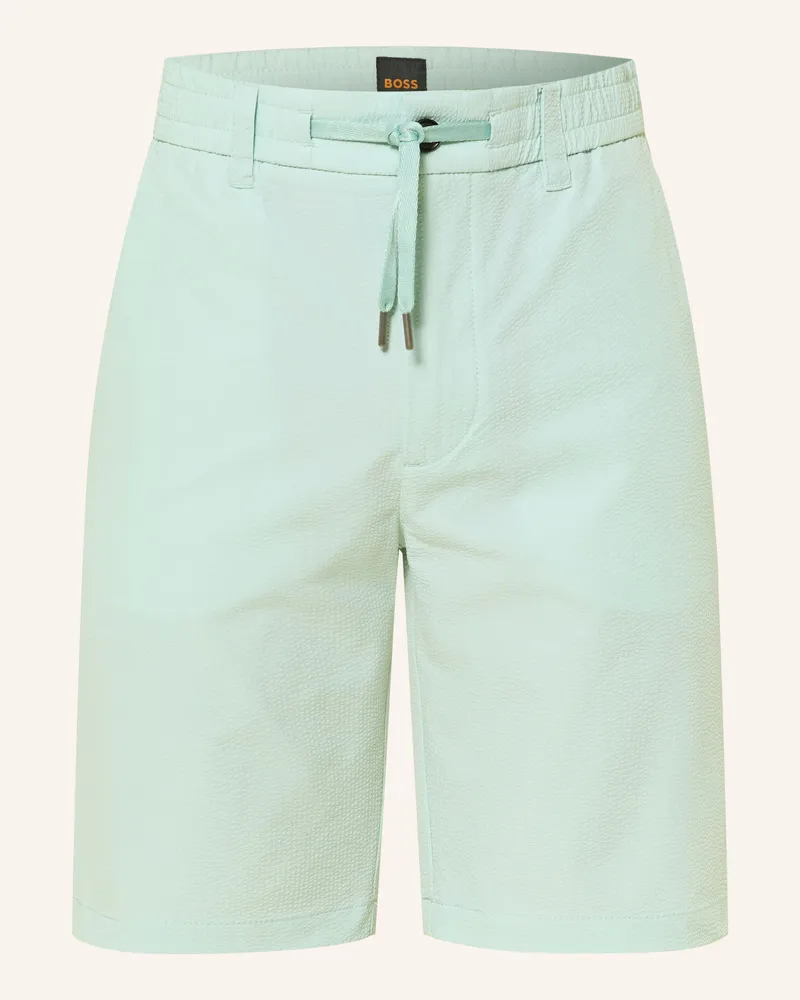 HUGO BOSS Chinoshorts Tapered Fit gruen Mint