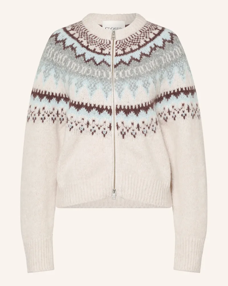 Closed Strickjacke weiss Creme