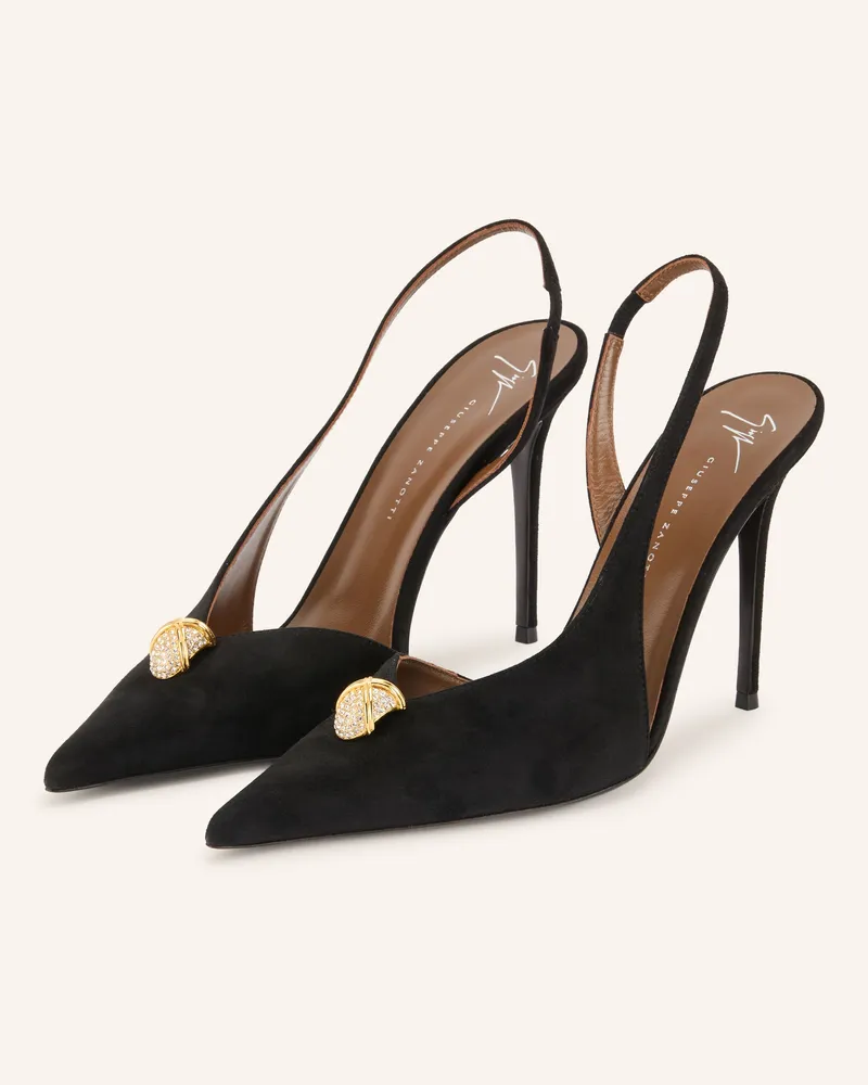 Giuseppe Zanotti Slingpumps Skanda schwarz Schwarz