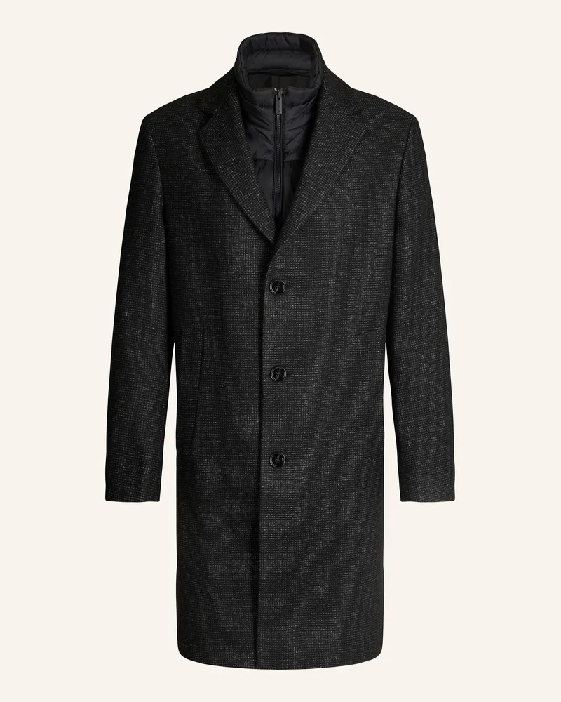 Strellson Mantel schwarz Schwarz