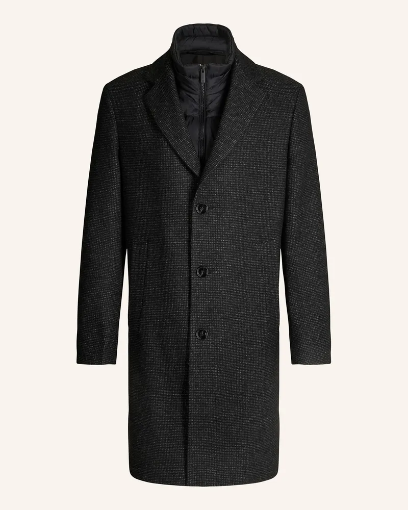 Strellson Mantel schwarz Schwarz