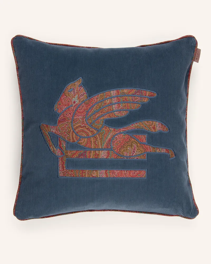 Etro Dekokissen blau Blau