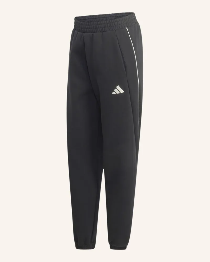 adidas Stadium Hose, Kleines Logo schwarz Schwarz