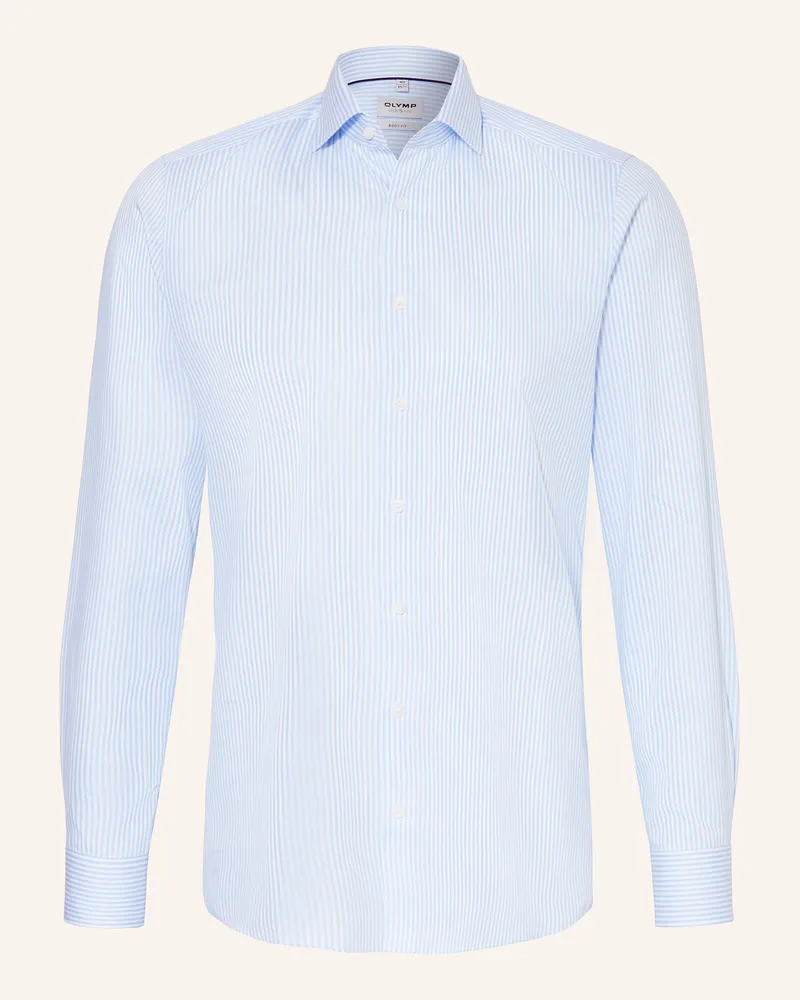 Olymp Hemd Level Five Body Fit blau Türkis