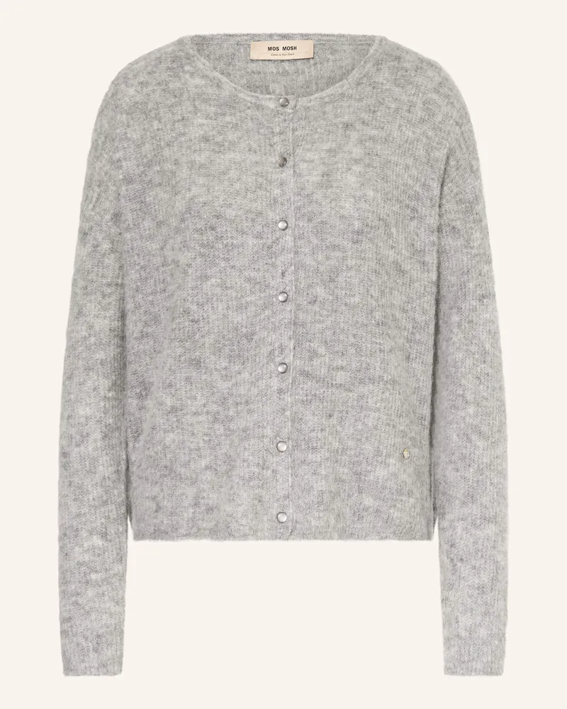Mos Mosh Strickjacke MMAIMINE Hellgrau