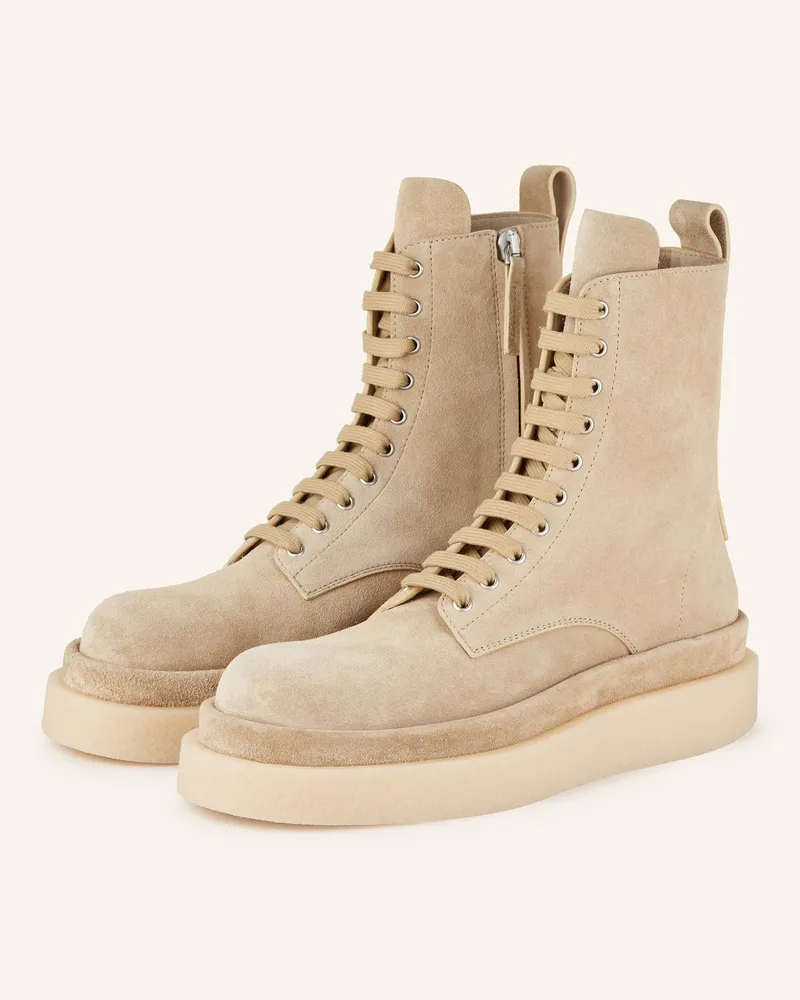 Jil Sander Schnürboots Hellbraun