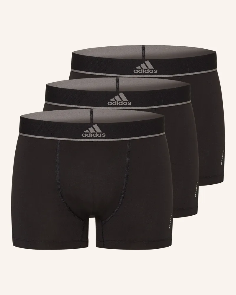 adidas 3er-Pack Boxershorts ACTIVE MICRO FLEX ECO Schwarz