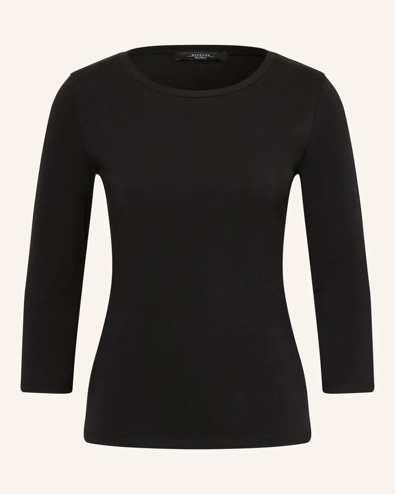 Max Mara Shirt MULTIA mit 3/4-Arm Schwarz