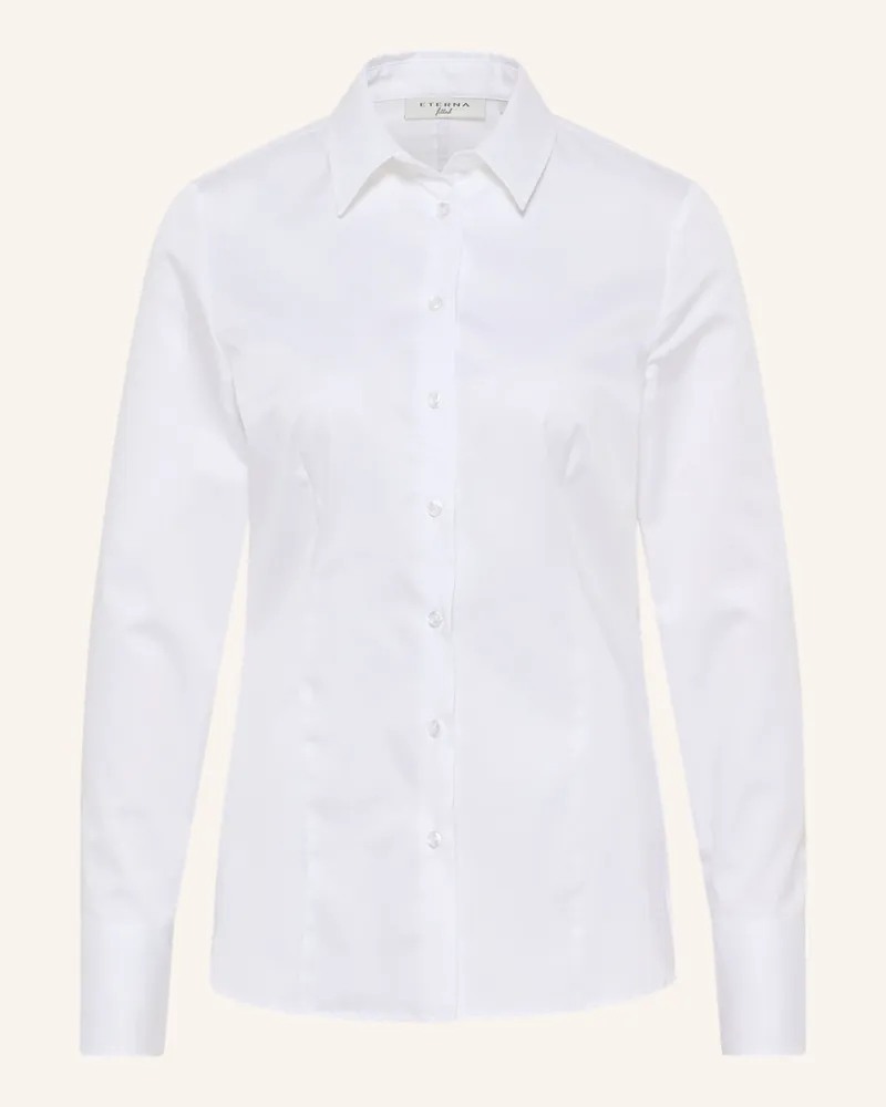 Eterna Bluse FITTED Weiss