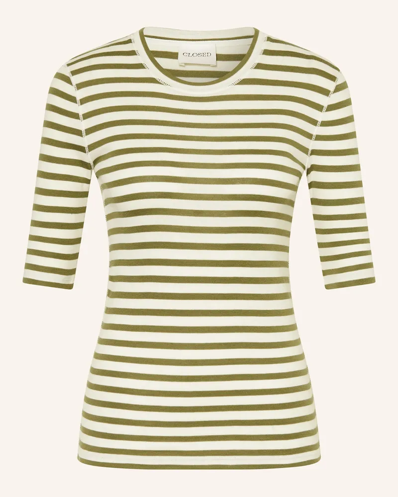 Closed T-Shirt gruen Creme