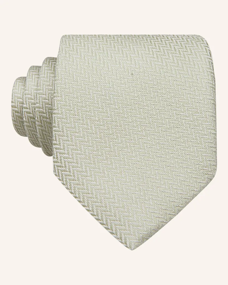 paul Krawatte Aus Seide gruen Hellgrün