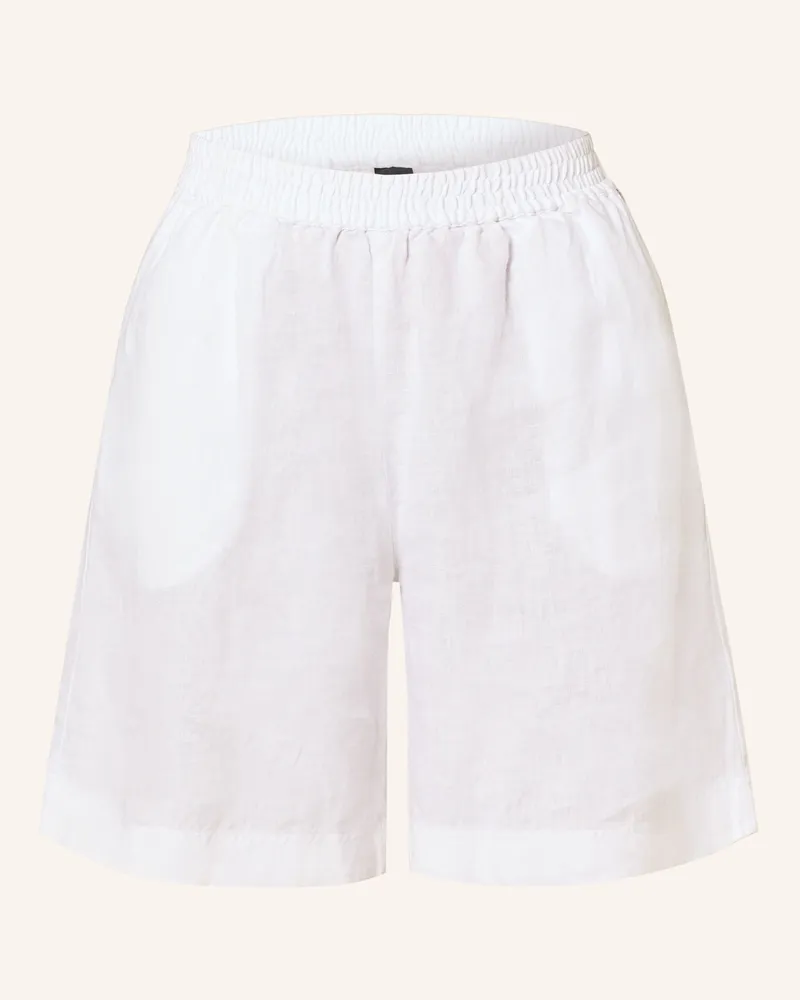 HUGO BOSS Leinenshorts TOREA Weiss