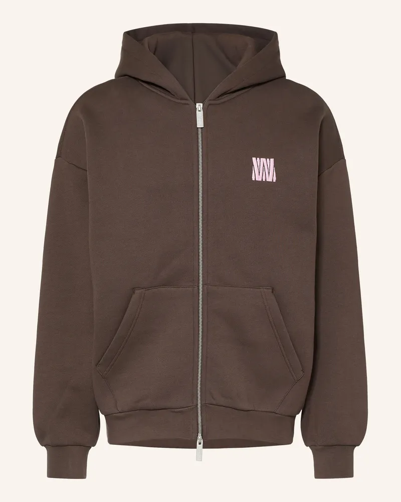 WRSTBHVR Sweatjacke Diago v3 braun Dunkelbraun