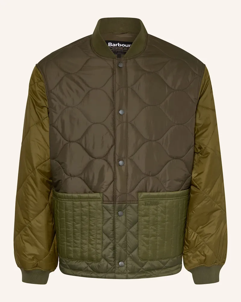 Barbour Steppjacke CORDING Khaki