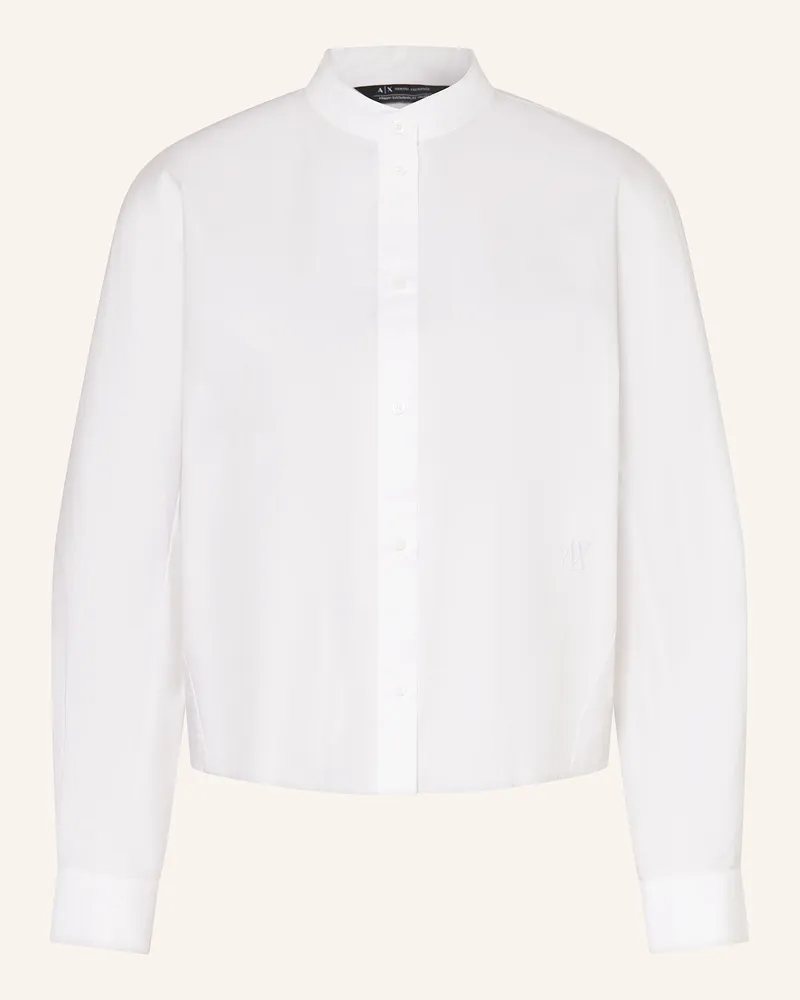 Armani Exchange Bluse weiss Weiss