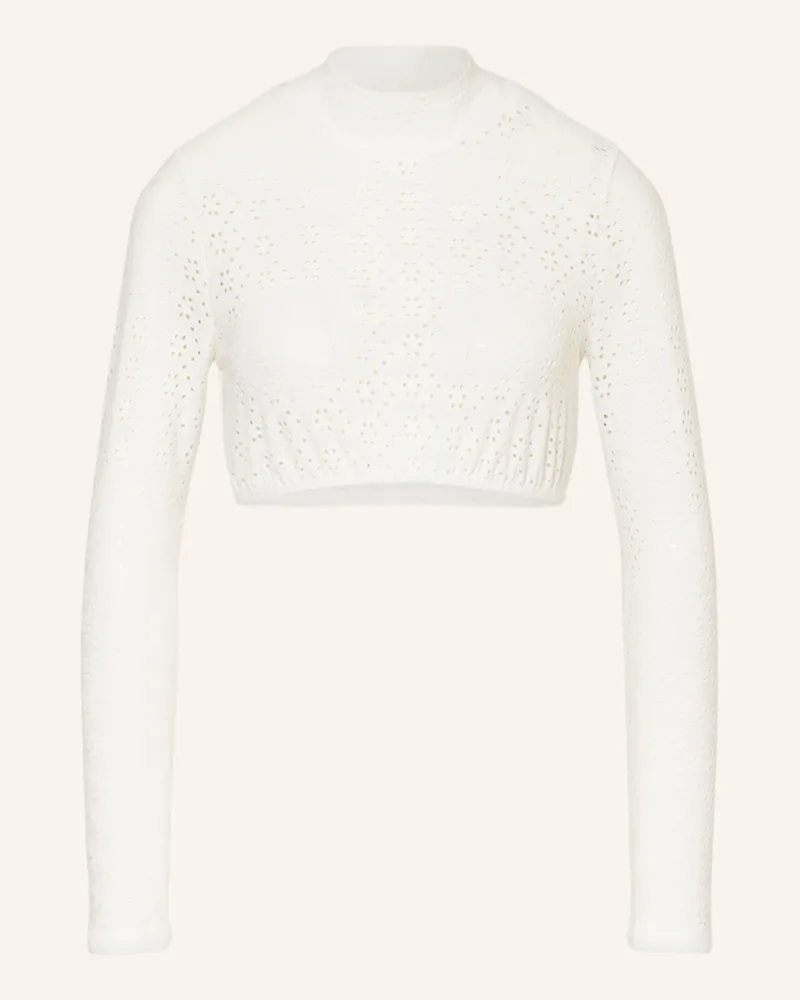 Krüger Dirndlbluse Jula Aus Lochspitze weiss Ecru