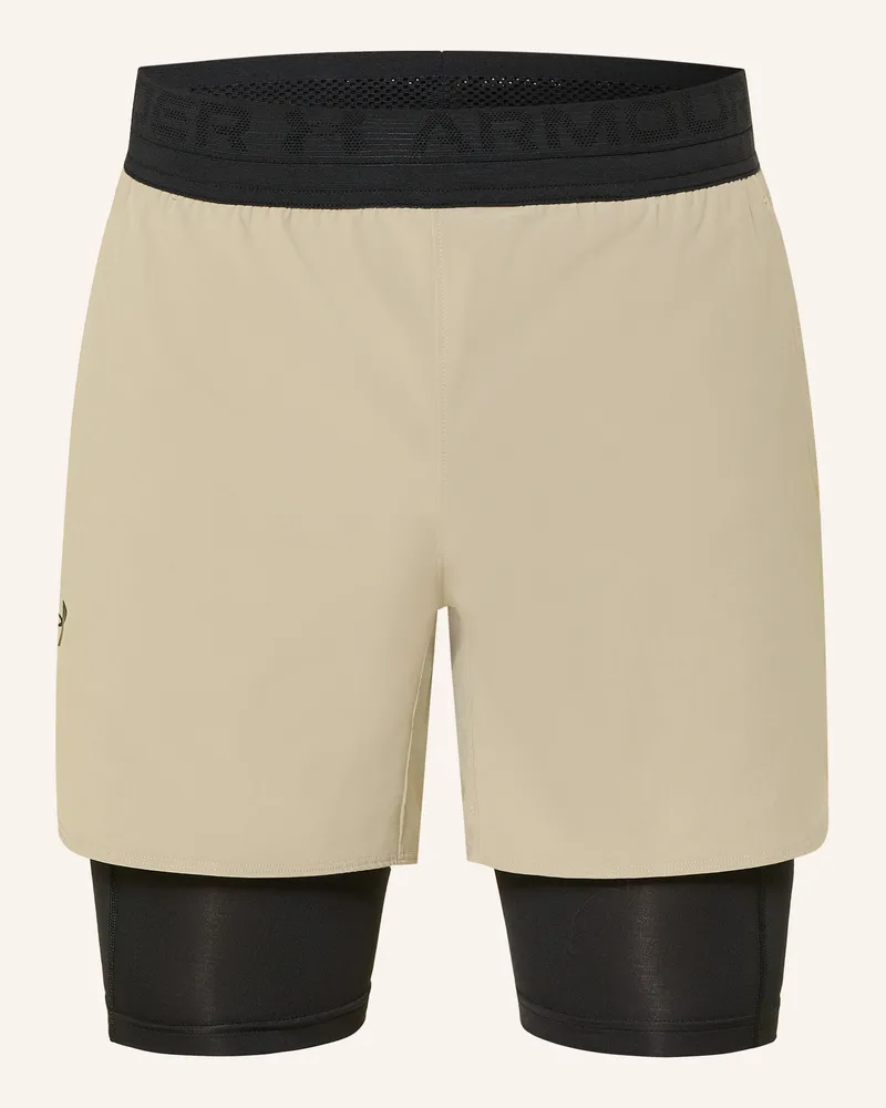 Under Armour 2-in-1-Trainingsshorts UA VANISH ELITE Khaki