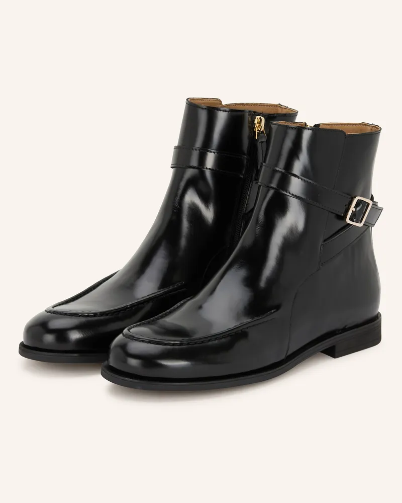 HUGO BOSS Stiefeletten LYCIA Schwarz