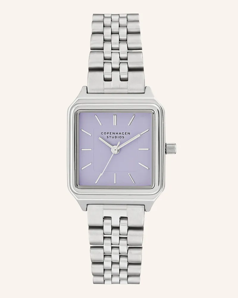 Copenhagen Armbanduhr  aus  Edelstahl Silber