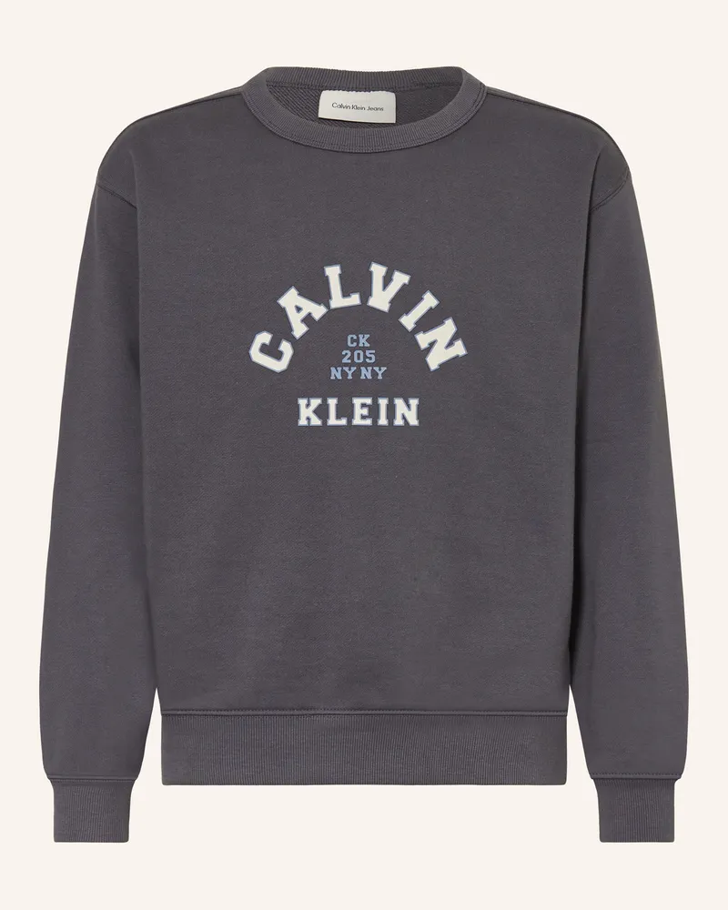Calvin Klein Sweatshirt grau Dunkelgrau