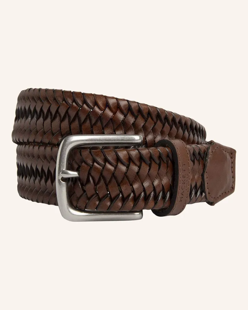 Hackett Gürtel TUBULR CRD PLAIT BLT Braun