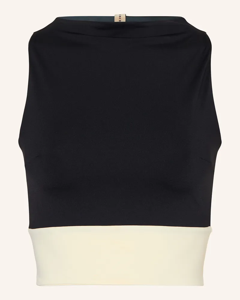 MYMARINI Bustier-Bikini-Top Surftop Zum Wenden Mit Uv-Schutz 50+ schwarz Schwarz