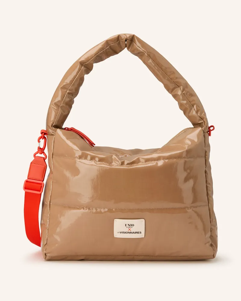 UNIO Schultertasche Lacquer beige Beige