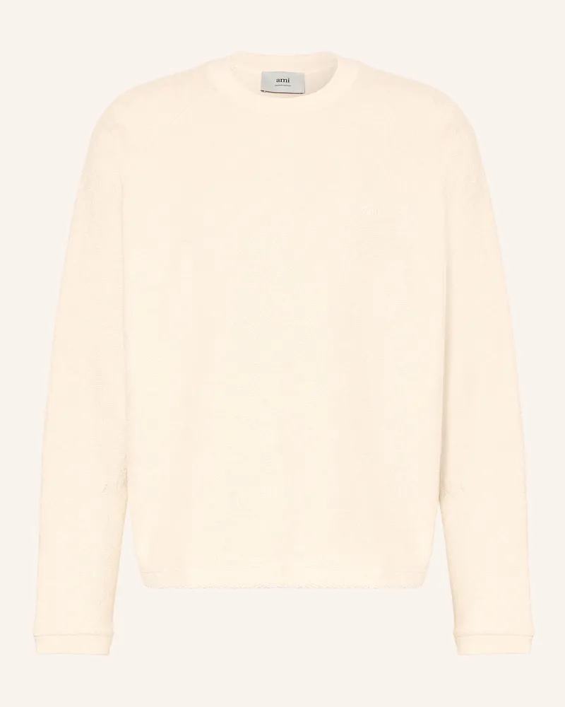 AMI Paris Sweatshirt Creme
