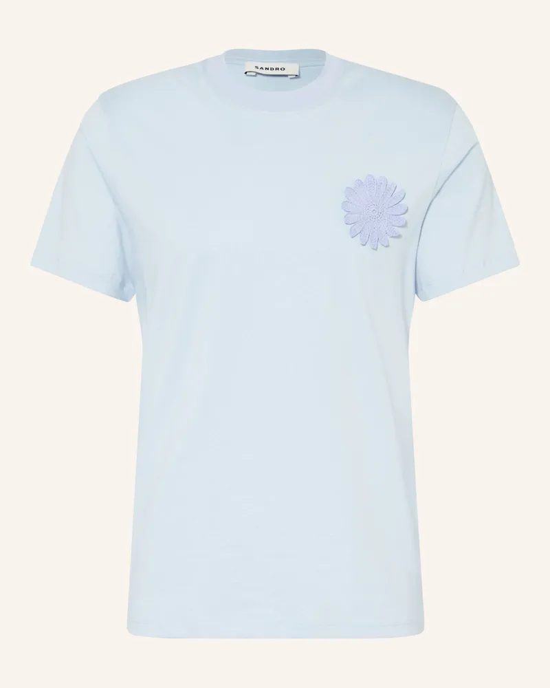 Sandro T-Shirt blau Hellblau