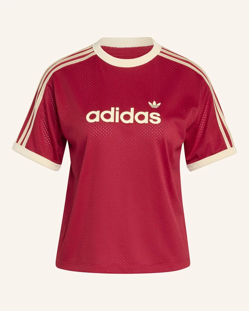 adidas Linear Mesh T-Shirt rot Rot