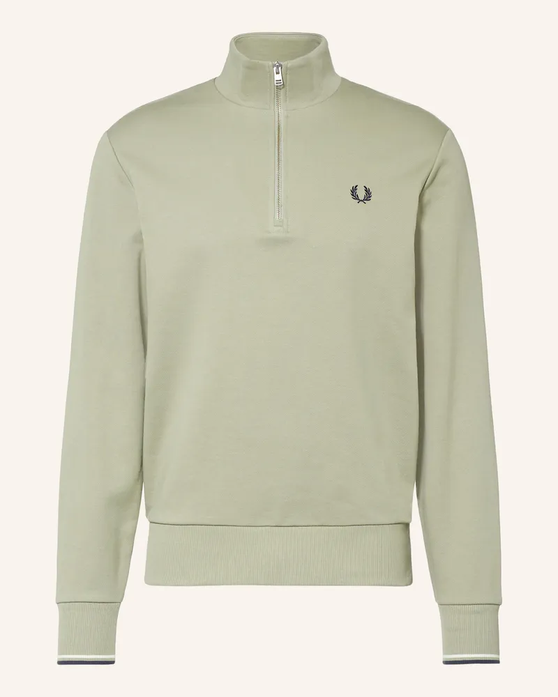 Fred Perry Sweat-Troyer gruen Hellgrün