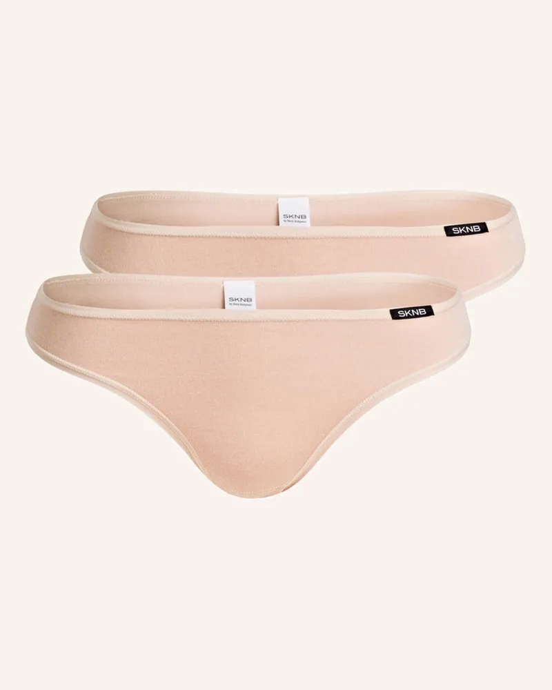 Skiny 2er-Pack Slips EVERY DAY IN COTTON ADVANTAGE Nude