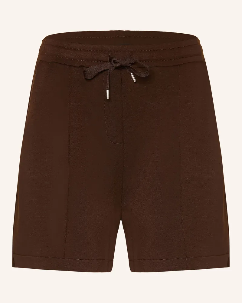 OPUS Sweatshorts Melane Club braun Dunkelbraun