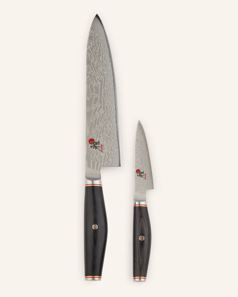 Zwilling 2er-Set Kochmesser Miyabi Tenmei schwarz Silber