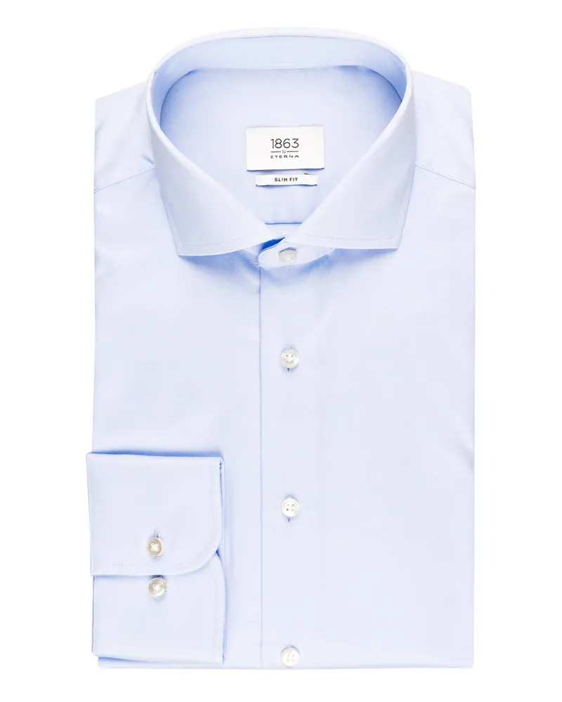 Eterna Hemd Slim Fit Hellblau