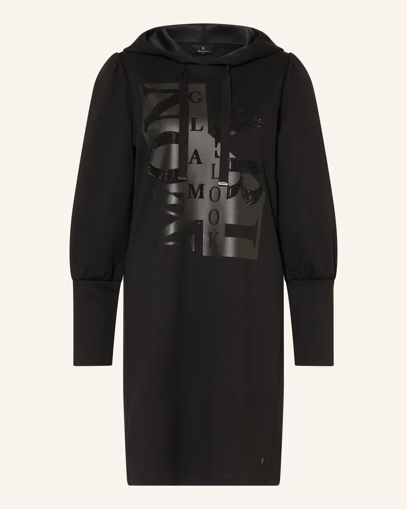 monari Sweatkleid Schwarz