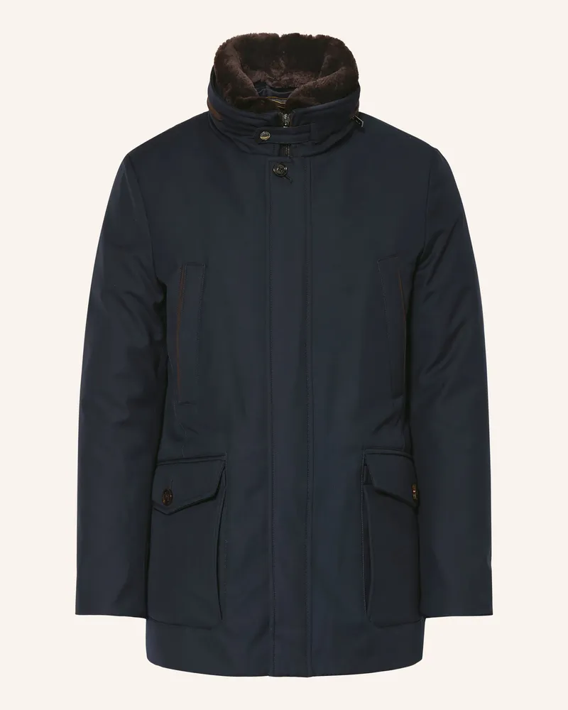 MOORER Parka Dunkelblau
