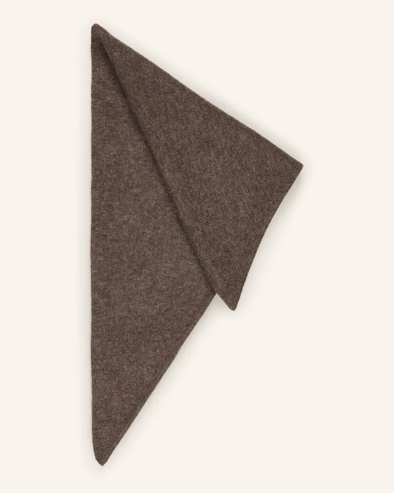 Darling Harbour Dreieckstuch Mit Cashmere braun Truffle