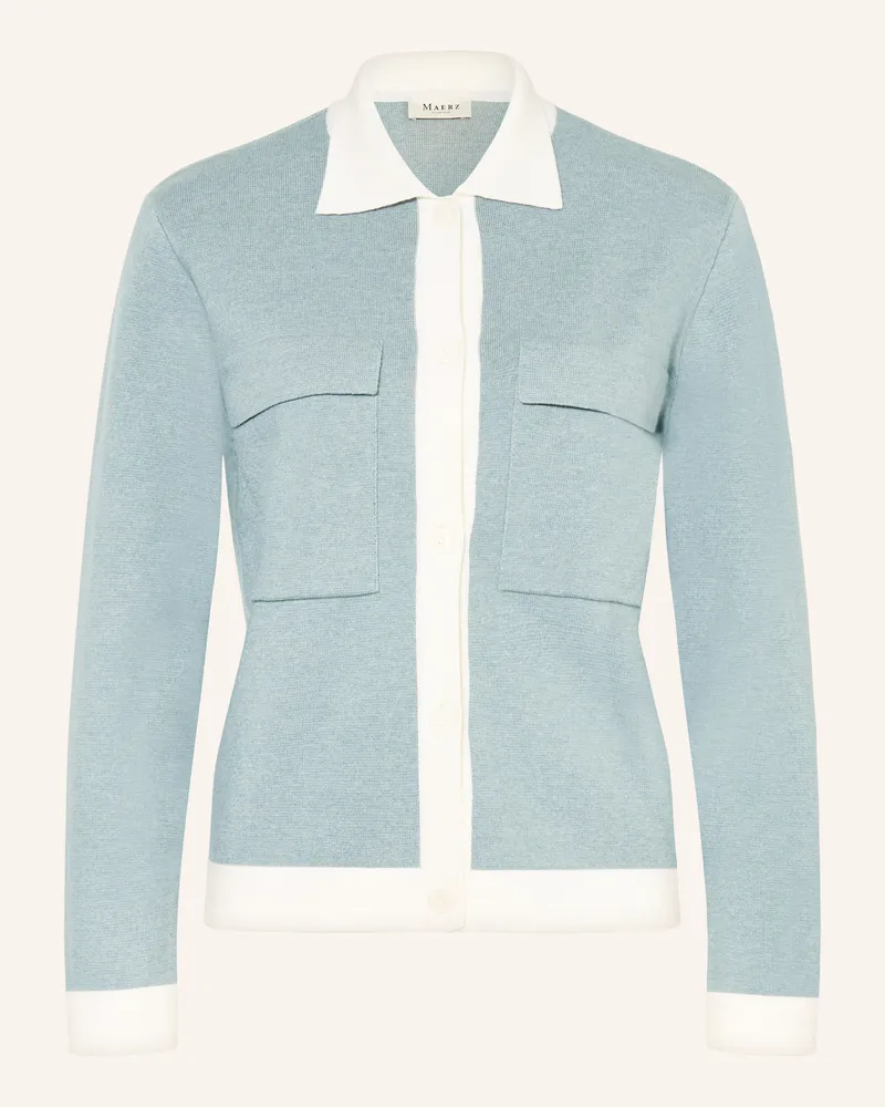 Maerz Strickjacke blau Petrol