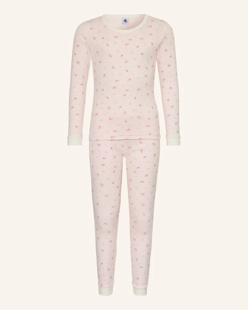 Petit Bateau Schlafanzug Hellrosa