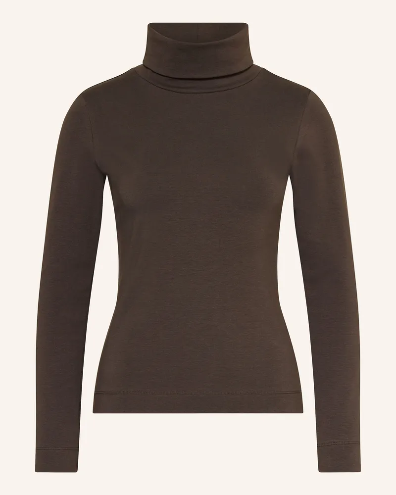 Darling Harbour Rollkragenshirt Chocolate